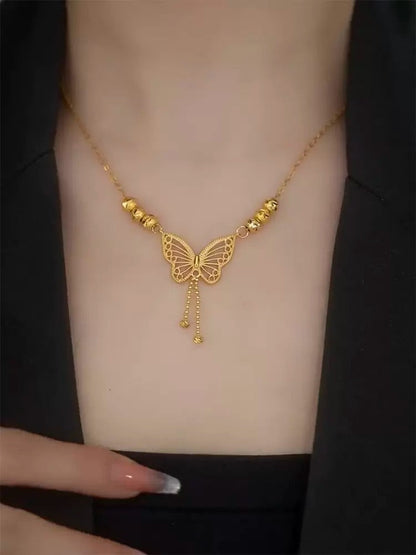 Golden Butterfly Necklace